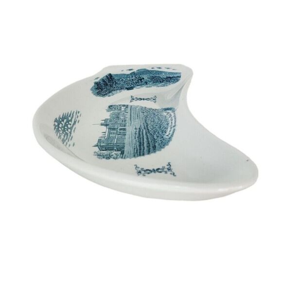 Antique Dunn Bennett & Co Vitreous Ironstone Porcelain Bone Plate Side Dish - Picture 5 of 6